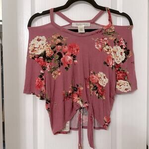 Youth in revolt floral top size XS
